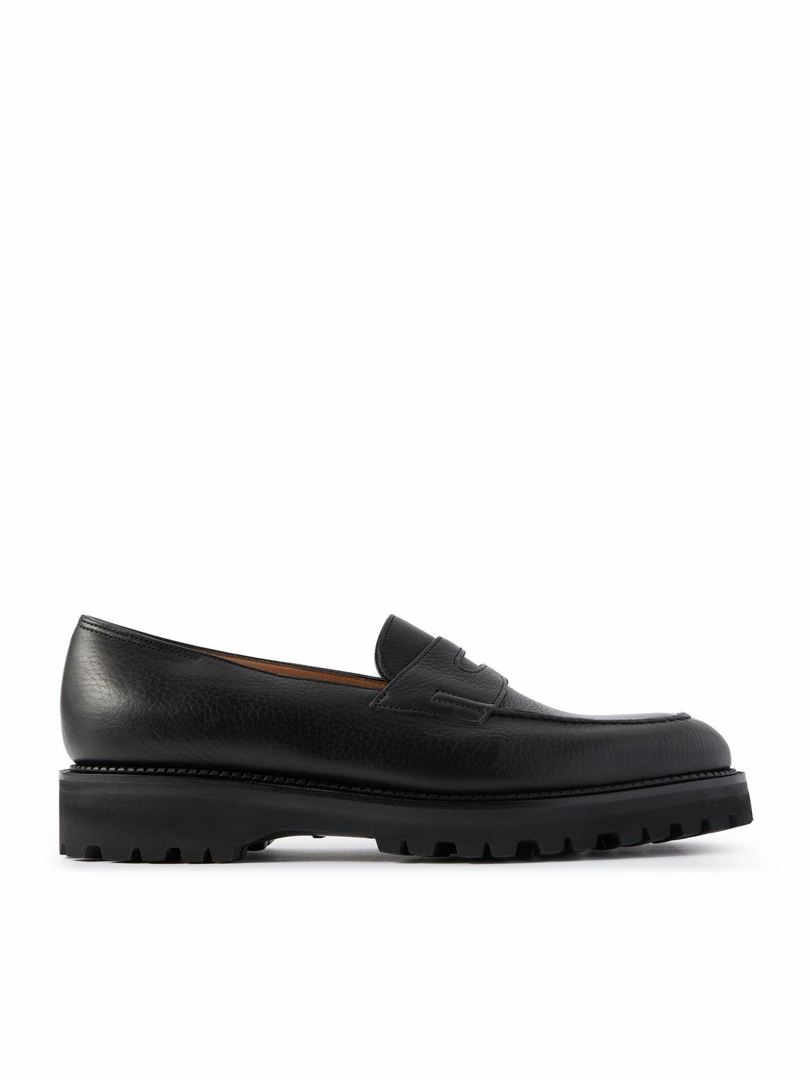 John Lobb - Lopez New Standard Leather Penny Loafers - Black John Lobb