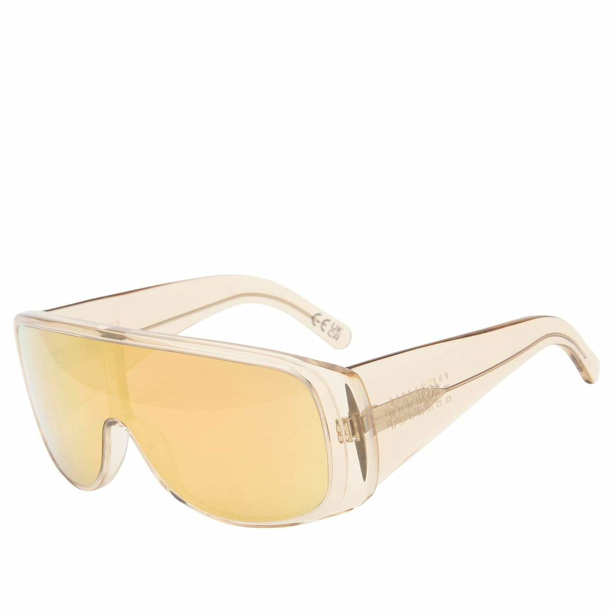 Retrosuperfuture x MM6 Mask Sunglasses in Copper 