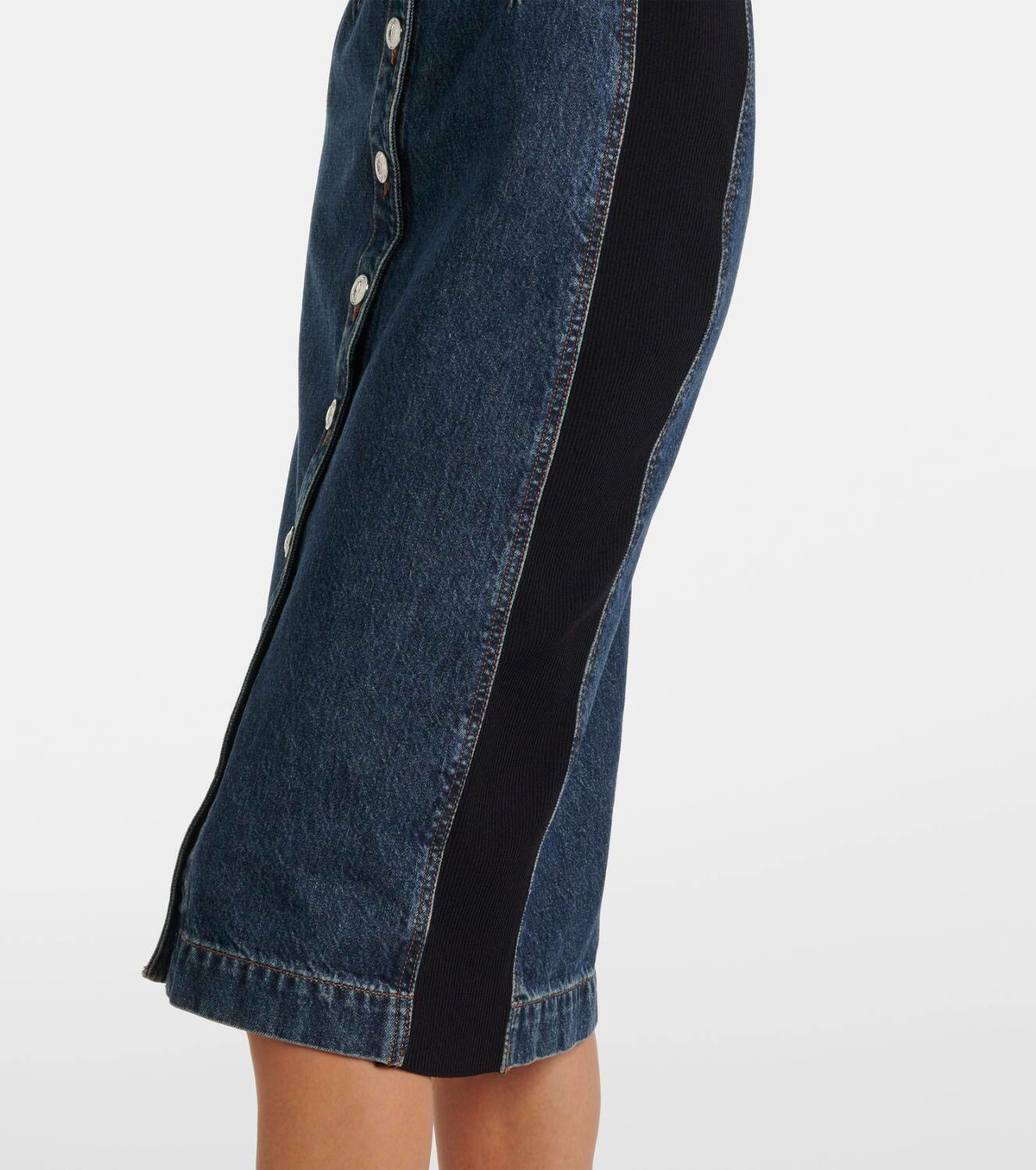 Sportmax Fiorito denim midi dress Sportmax