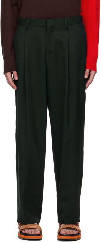 Photo: kolor Green Pleated Trousers