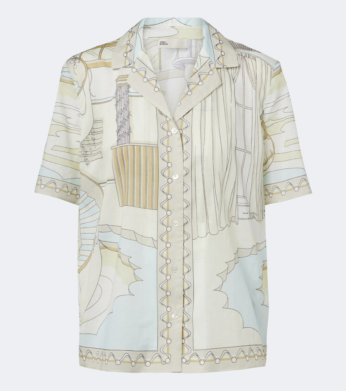 Tory Burch Printed cotton shirt