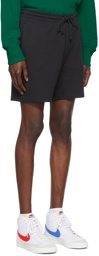 Nike Jordan Black Cotton Shorts