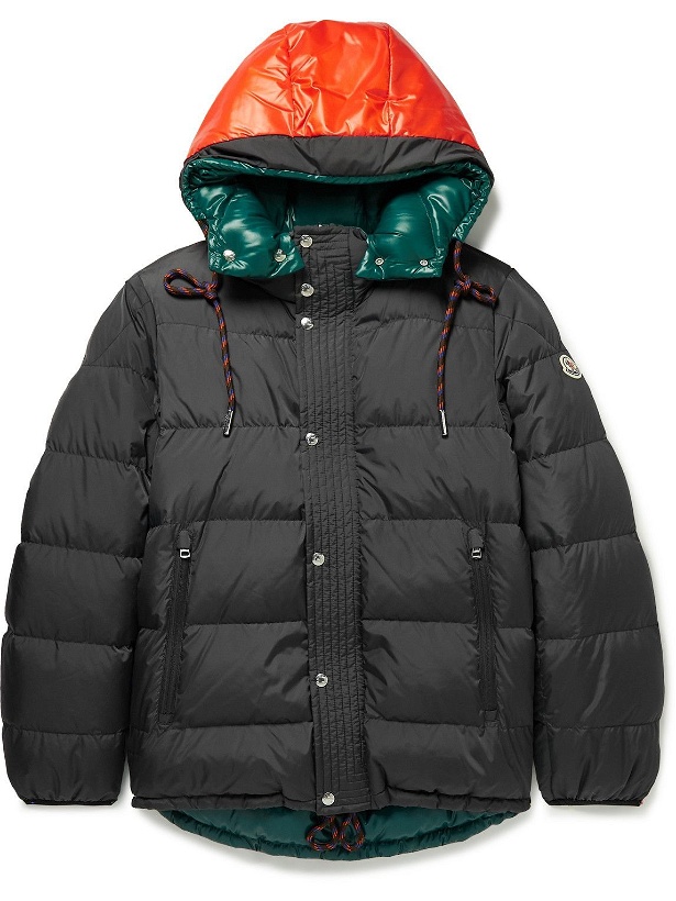 Photo: Moncler - Etievant Slim-Fit Reversible Quilted Shell Hooded Down Jacket - Gray