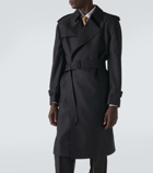 Burberry Silk-blend trench coat