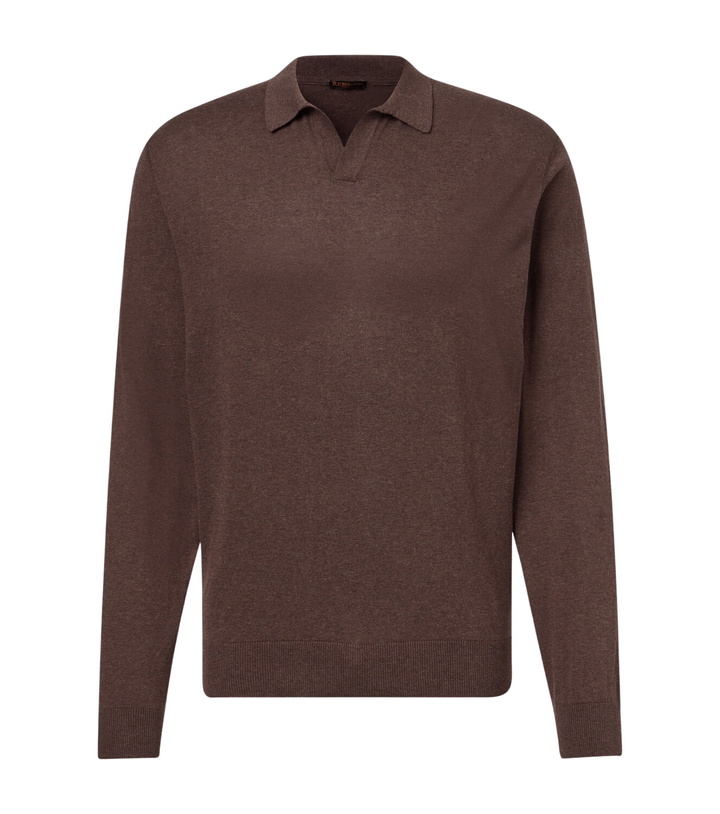 Photo: Rubinacci Cashmere polo sweater