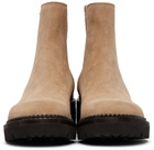 See by Chloé Beige Mallory Chelsea Boots