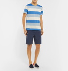 Orlebar Brown - Sammy Slim-Fit Striped Cotton-Jersey T-Shirt - Men - Blue