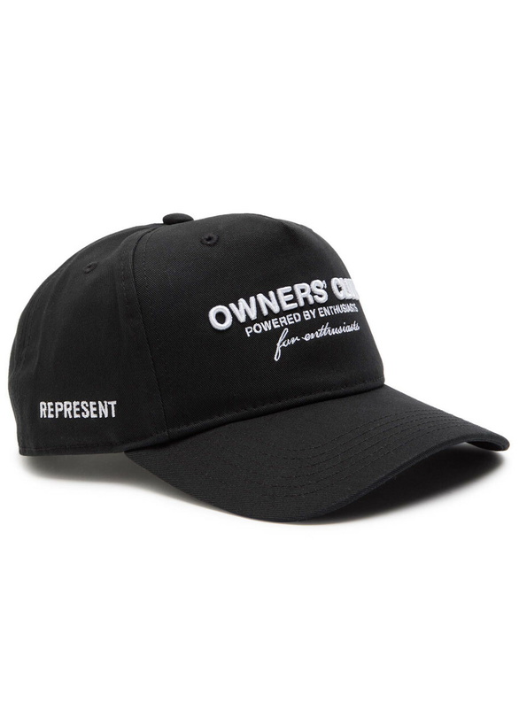 Photo: Represent Owners Club Embroidered Cotton cap - Black - One Size