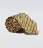 Brioni Printed silk tie