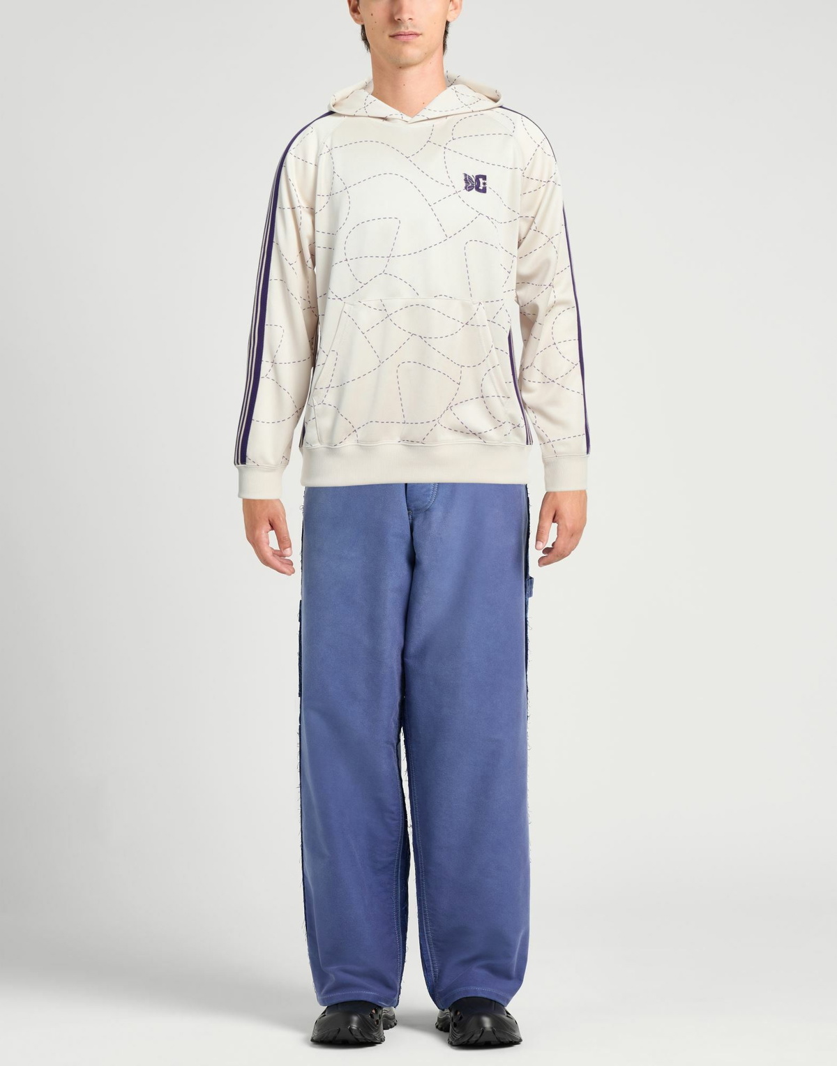 Needles Mens Sweatshirt Ivory