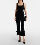 Posse Quincy cotton velvet cropped pants