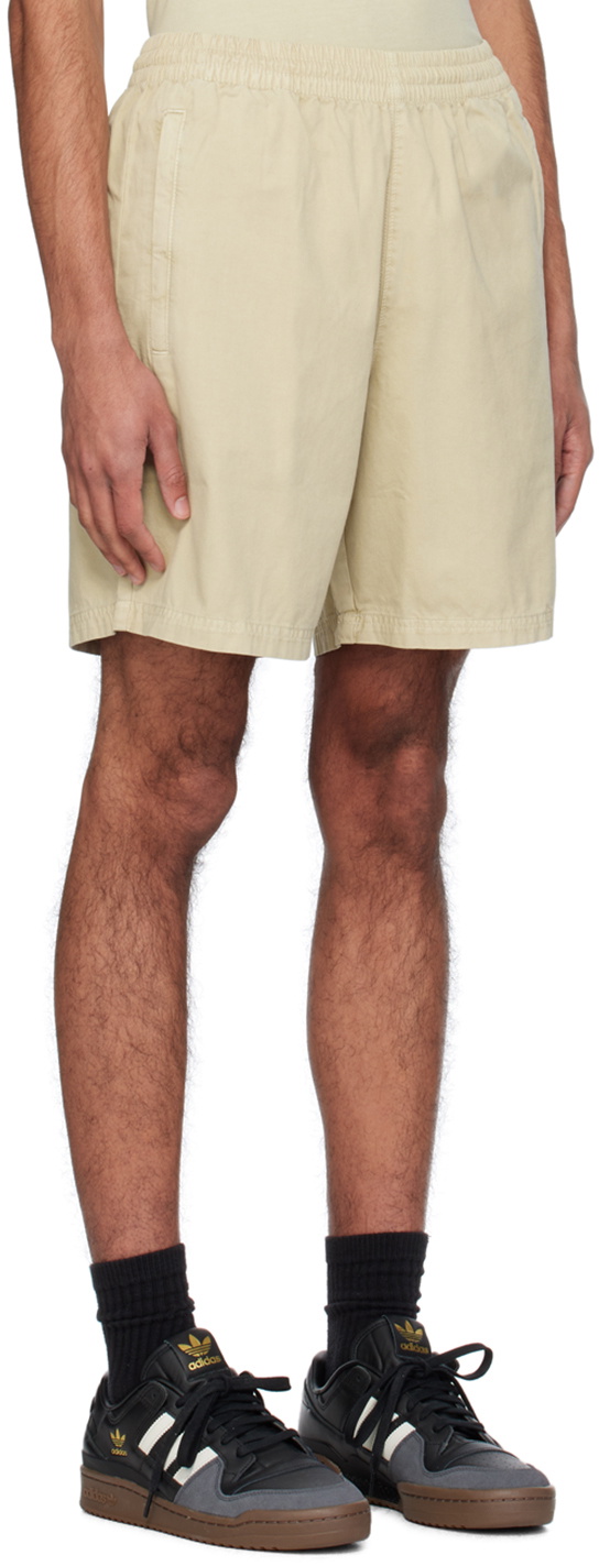 adidas Originals Beige Embroidered Shorts