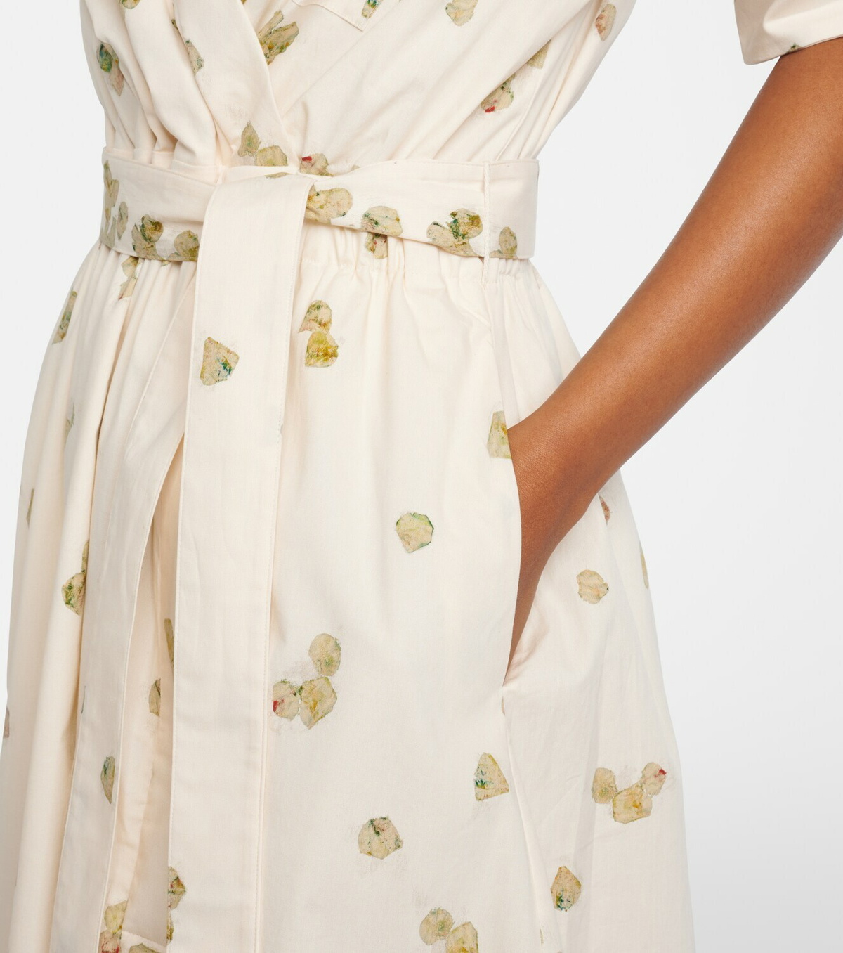 Altuzarra Lydia floral cotton-blend wrap dress