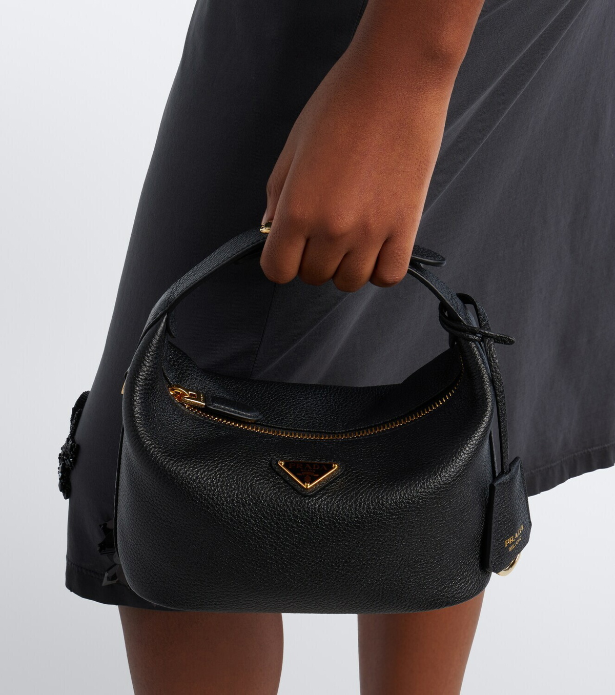 Prada Prada Chérie Mini leather top-handle bag