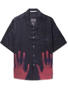 Acne Studios - Rabin Huissen Camp-Collar Printed Linen Shirt - Black