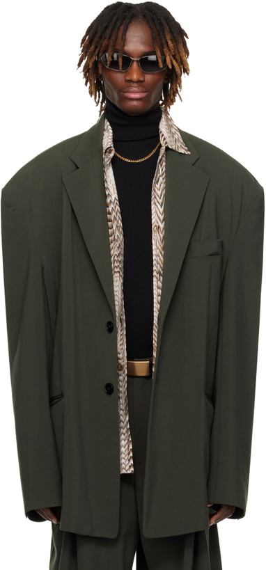 Photo: LU'U DAN Gray Misfit Blazer