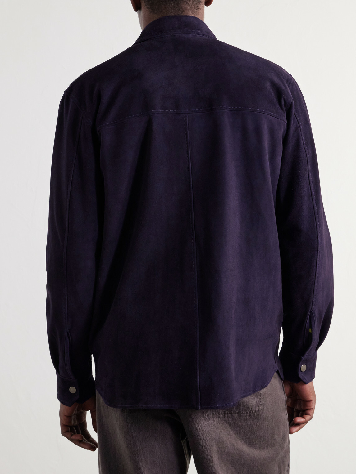 Altea - Suede Jacket - Blue