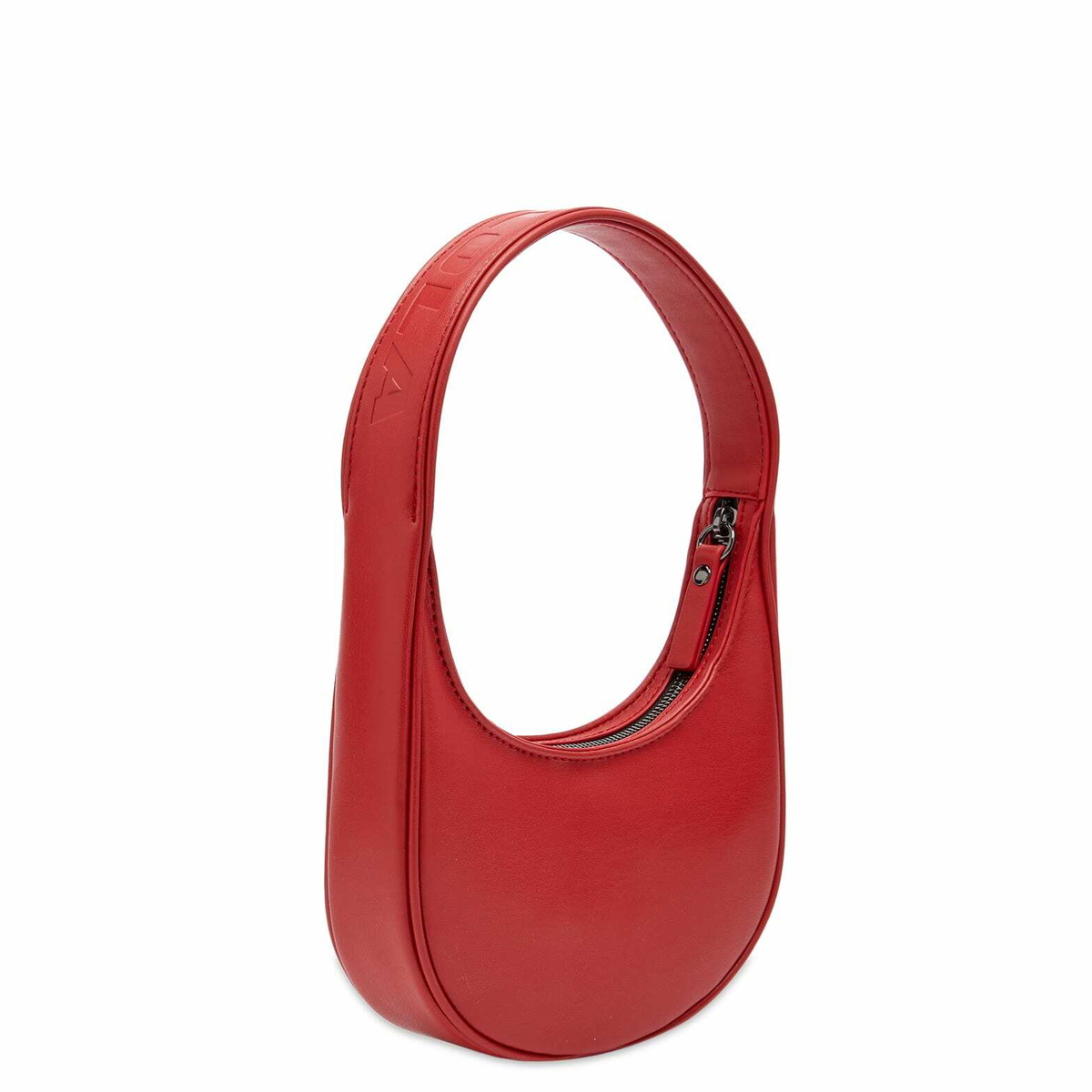 MOWALOLA Women's Medium Bundle Bag in Barbados Cherry Mowalola