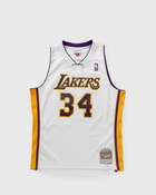 Mitchell & Ness Nba Swingman Jersey Los Angeles Lakers Alternate 2002 03 Shaquille O'neal #34 White - Mens - Jerseys