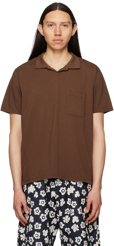 Photo: Universal Works Brown Vacation Polo