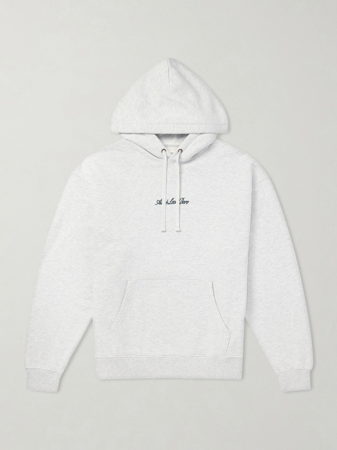 Aimé Leon Dore - Logo-Embroidered Cotton-Jersey Hoodie - Gray
