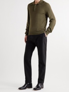 TOM FORD - Cashmere and Silk-Blend Polo Shirt - Green