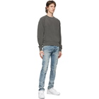 John Elliott Black Loose Stitch Crew Sweatshirt