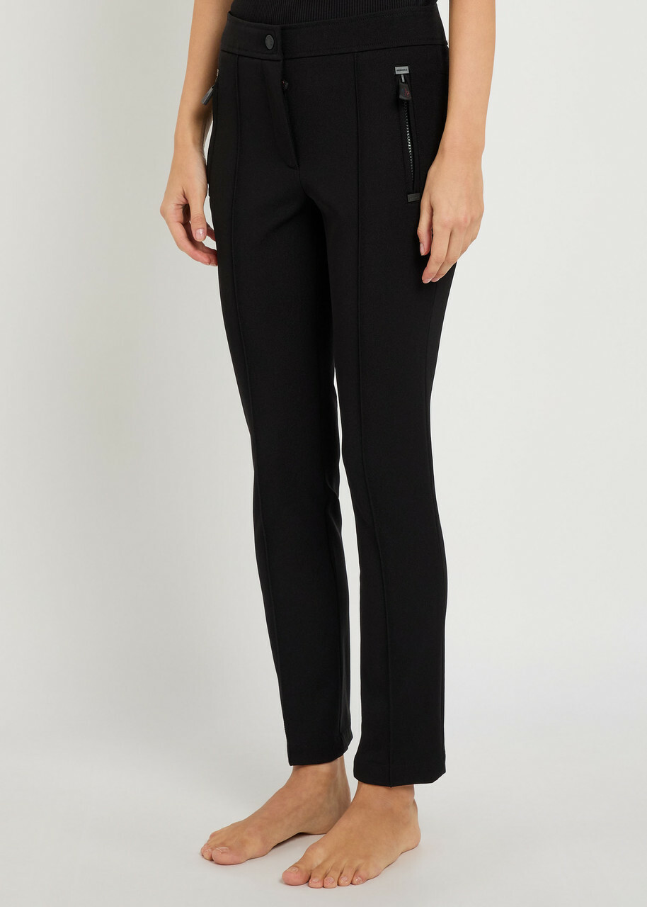 Moncler Slim-leg Twill ski Trousers Black