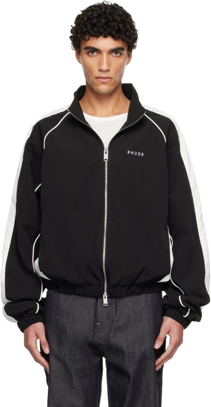Photo: Rhude Black Ramona Piping Track Jacket