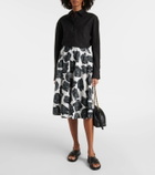 Marni Cotton midi skirt