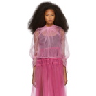 Chika Kisada Pink Tulle Twist Blouse