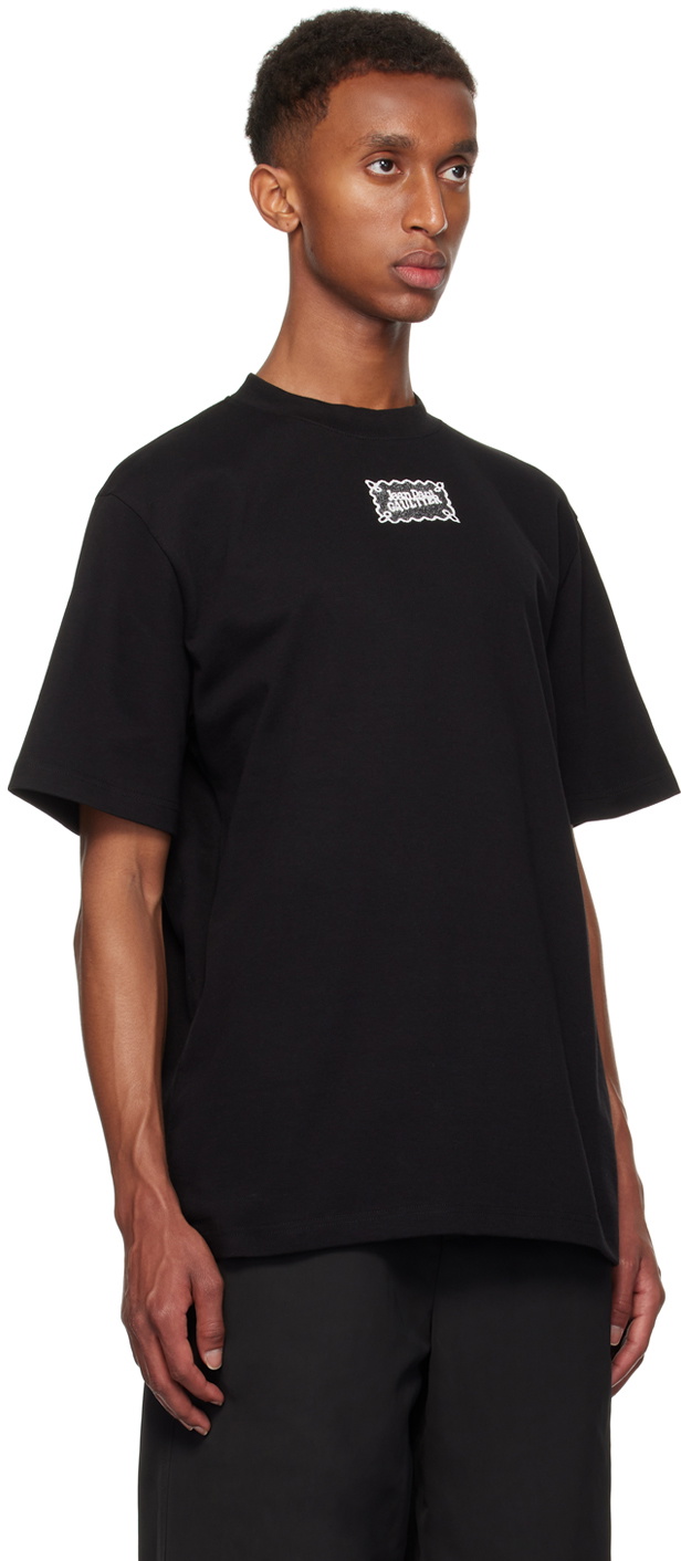Jean Paul Gaultier Black Lace Label T-shirt Jean Paul Gaultier