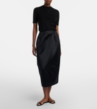 The Row Gamin wool and silk maxi skirt