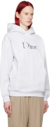 Dime Gray Skull Hoodie