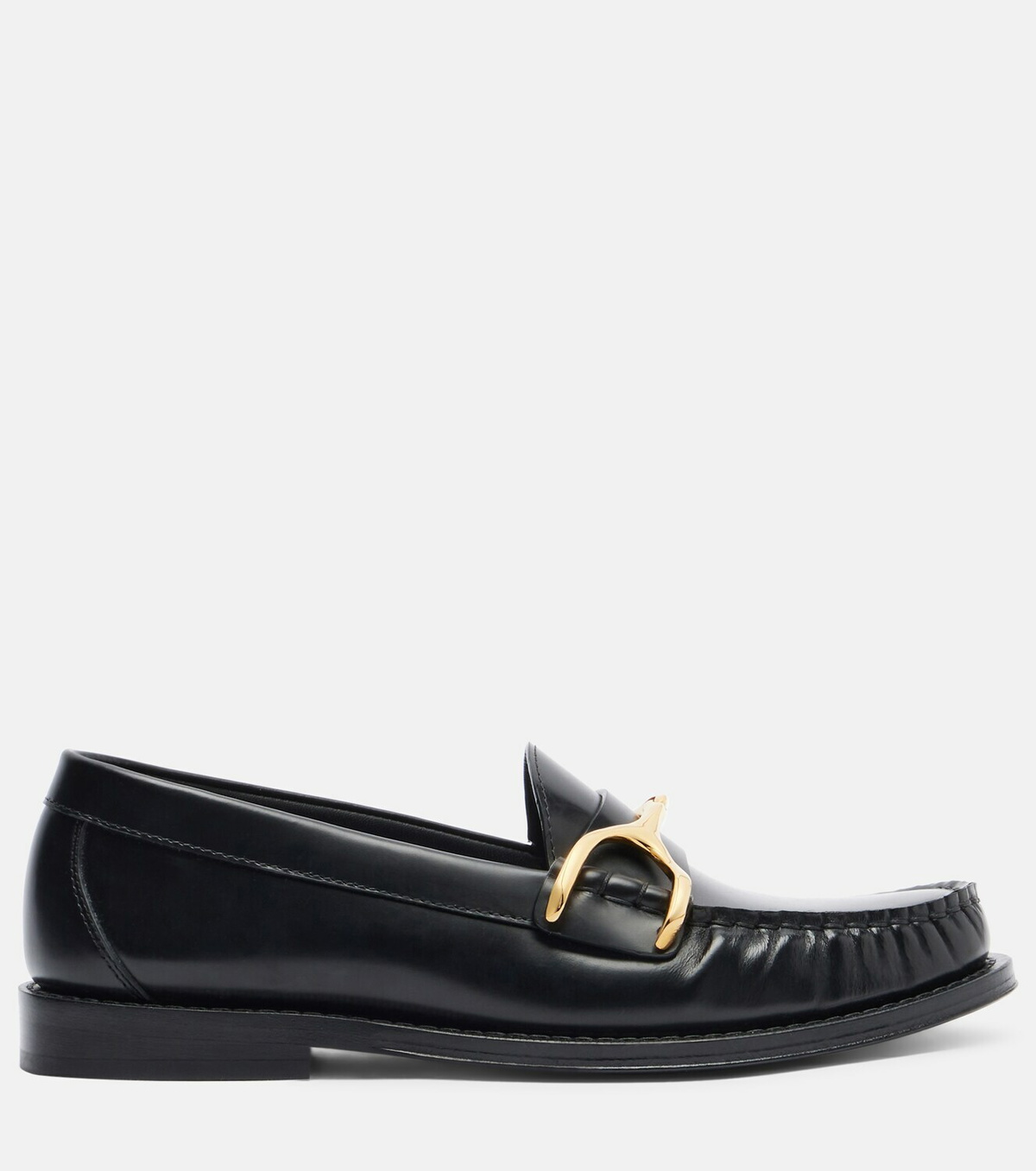 McQueen Wishbone leather loafers