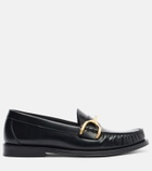McQueen Wishbone leather loafers