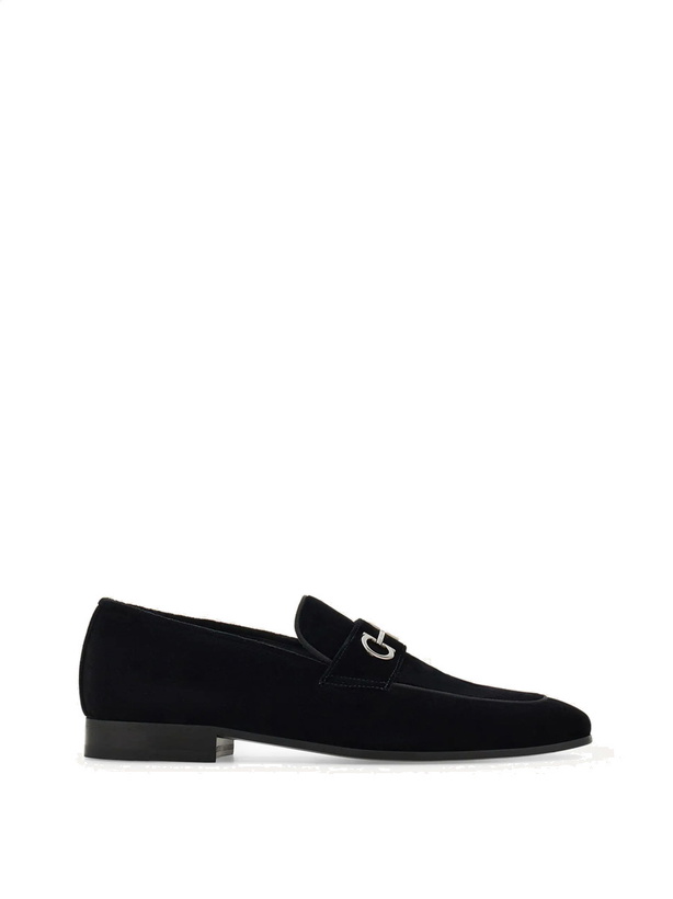 Photo: Ferragamo Mens Gancini horsebit loafer in Black