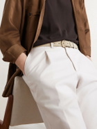 MORJAS - The Belt 3cm Suede Belt - Neutrals