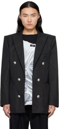 Balmain Black Six Button Jacket