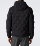 Burberry Burberry Check hooded quilted jacket