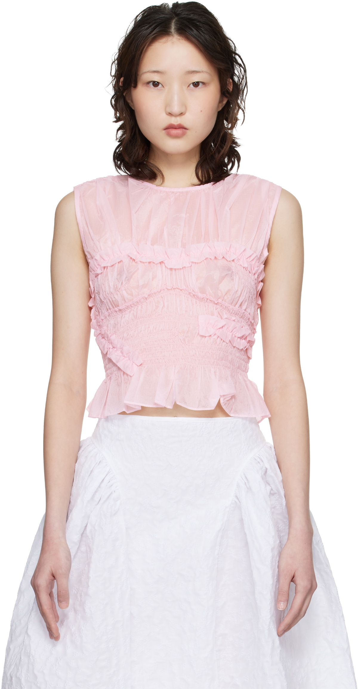 Cecilie Bahnsen Pink CBuphi Top