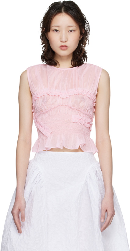 Photo: Cecilie Bahnsen Pink CBuphi Top