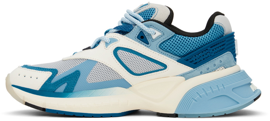 【関税込み】AMIRI ホワイト＆ブルー MA Runner スニーカー White & Blue 'MA' Runner Sneakers by AMIRI on Sale