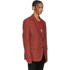 Acne Studios Red Tailored Blazer