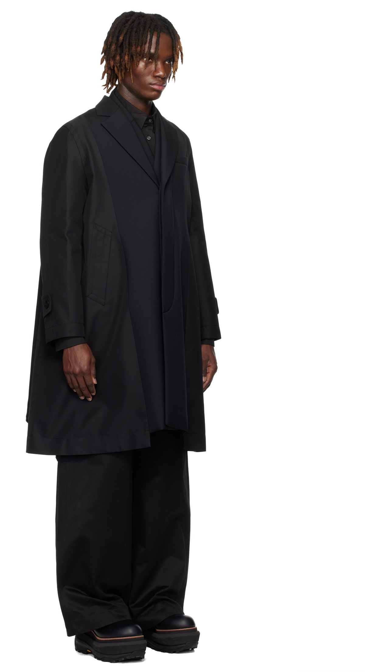 sacai★22AW Check Bonding Coat sacai 22AW Check Bonding Coat