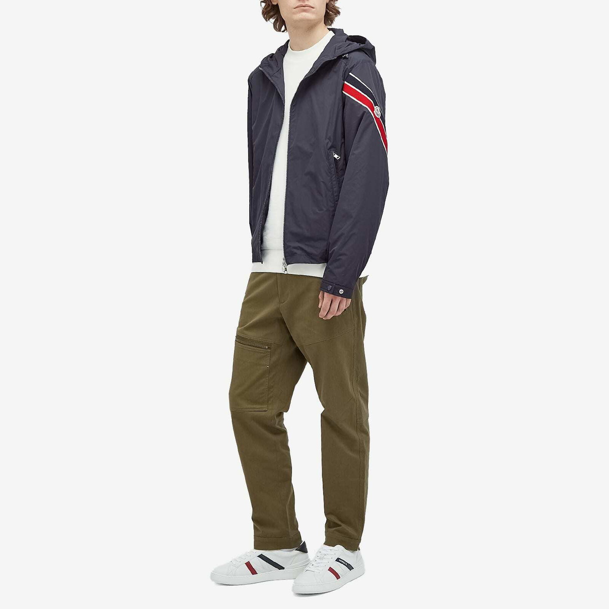 MONCLER｜ (9C00006 M1367 P07) Moncler Logo Patch Padded Cardigan Jacket 9B00006 M1367 779