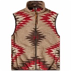 orSlow Men's Boa Fleece Vest in Navajo