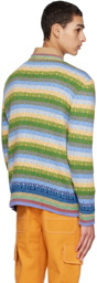 Marni Blue Striped Sweater