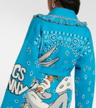 Alanui - x Looney Tunes Bugs Bunny virgin wool cardigan
