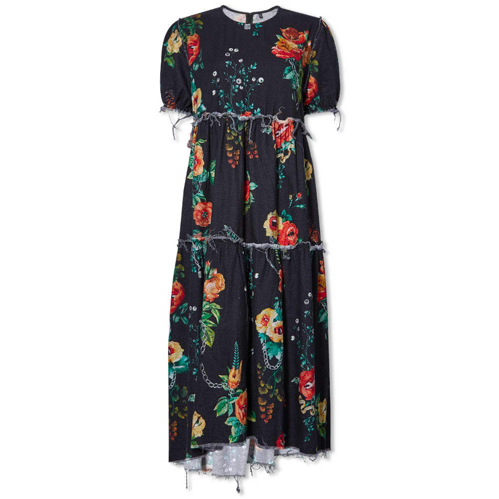 R13 Shredded Relaxed Midi Dress R13